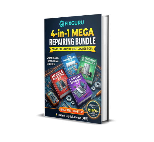 All-in-One Technician Repairing Course Bundle (PDF) – AC, Refrigerator Laptop & Mobile Repair Guide